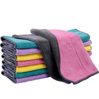 方解实(FANGJIESHI)雅高 抹布 30*40cm厨房去污布 5片装