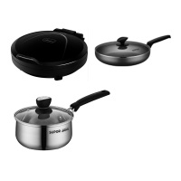 苏泊尔(SUPOR) VJ26GP01 火红点煎锅 26cm美的JHN30F电饼铛18cmST18H1汤锅