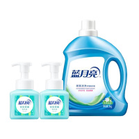 蓝月亮 深层洁净护理洗衣液(茉莉清香)3kg瓶*3泡沫洗手液255ml*2