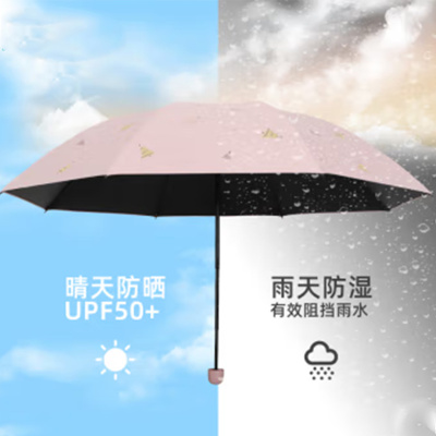 天堂伞遮阳伞晴雨伞 33880E欢乐派对57CM*8骨