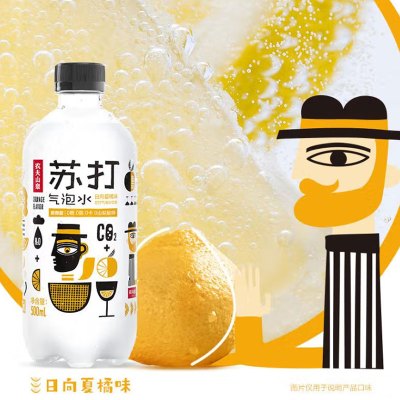 农夫山泉苏打气泡水莫吉托味1*15*500ml 10箱装