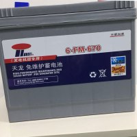 天龙发动机启动电瓶 6-FM-670 Z