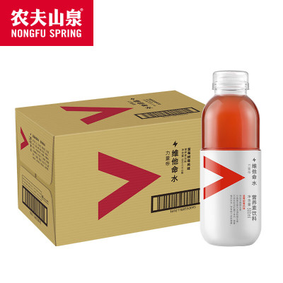 农夫山泉维他命水(蓝莓-树莓)500ml*15入纸箱装 2箱装 Z