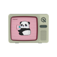 沃品 熊猫电视复古蓝牙音箱HIFI级音效 AP07 复古绿