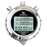 金属多道无夜光秒表 YS-510三排10道 电子秒表计时器