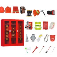 救援消防器材应急消防柜箱1.6*1.5米消防站5人套餐(高配款)