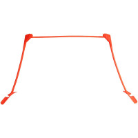 可调节训练跨栏 足球训练跨栏多功能可调节跨栏架足球训练辅助器材 橙色(5个)