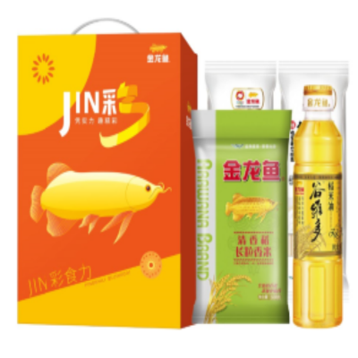 金龙鱼|JIN彩臻选礼A1 400ml+740g