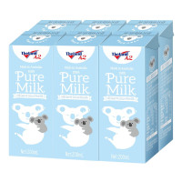 纽仕兰A2β-酪蛋白高钙全脂纯牛奶200ml*6盒/组