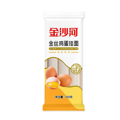 金沙河金丝鸡蛋挂挂面500g/ 袋