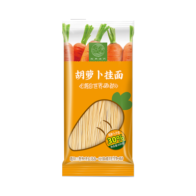 陇间柒月胡萝卜挂面•袋装 600 g