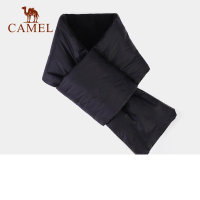 骆驼充棉围巾1J322C7578黑色