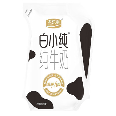 君乐宝 白小纯新鲜壶 3.3g蛋白纯牛奶 200ml*12壶