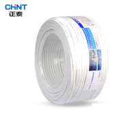 正泰(CHNT)电线电缆明装电线铜芯线100米 白*护套线 BVVB 3×1
