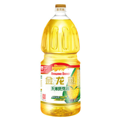 金龙鱼食用油 非转基因 压榨胚芽油玉米油1.8L