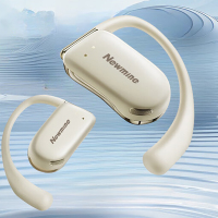 纽曼(Newmine)SY100蓝牙耳机真无线挂耳式运动耳机骨传导[挂耳轻薄开放不漏音]白色