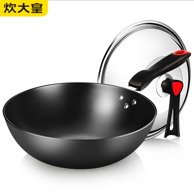 炊大皇(COOKER KING)传世不锈铸铁炒锅 精装 30cm C30D2