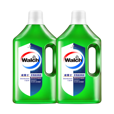 威露士(Walch)多用途消毒液青柠1L*2