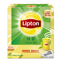 立顿绿茶100包盒装