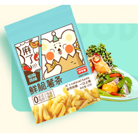 阴山优麦(YIN SHAN OATS)嘟嘟薯鲜脆薯条(椒麻鸡味)盒装90克*6