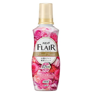 花王(Kao) Merries FLAIR衣物柔顺剂甜蜜花香520ml