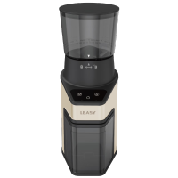 领致(LEASY) 家用迷你便携式锥形意式全自动咖啡粉研磨机 象牙白 G02-150