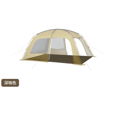 NatureHike沙丘10.9一室一厅帐篷深咖色/地布CNK2300ZP029