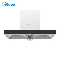 美的(Midea)欧式大风量抽油烟机480mm黄金比例+320Pa超大风压CXW-220-B80A