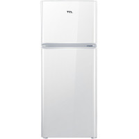 TCL两门直冷冰箱120升小型双门电冰箱 LED照明 迷你小冰箱 冰箱小型便捷BCD-120C珍珠白