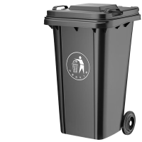 分类垃圾桶商用带盖大容量240L(颜色随机)
