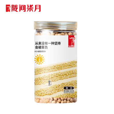 陇间柒月小谷励黄豆600g