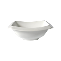 创意异形纯白陶瓷碗汤碗宽25cm,高:9cm