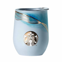 星巴克(starbucks)11149175 丹青墨染款随行杯 青色 325ml 纸盒 水杯(计价单位:个) 丹青墨绿色