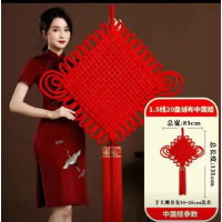编织绒布中国结 1.5线20盘中国结