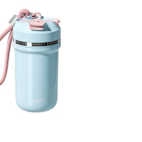 康巴赫慕斯系列钛啡杯450ml奶蓝椰青(含杯套)KH-B45B09