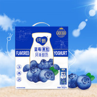 蒙牛(MENGNIU)纯甄 常温风味酸牛奶 蓝莓果粒 200g×10礼盒