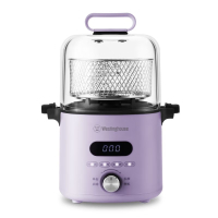西屋(WESTINGHOUSE)多功能空气炸锅 WAF-06F 浅紫色