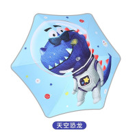 美度(MAYDU)圆角儿童雨伞卡通学生伞黑胶防晒太阳伞遮阳伞晴雨两用M6015
