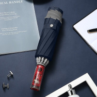 美度(MAYDU)安全式反向雨伞全自动折叠晴雨伞三折防风雨伞男女学生伞M3027