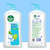 滴露(Dettol)沐浴露薄荷冰爽950g*1瓶身体沐浴乳液