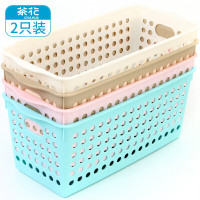 茶花(CHAHUA)其他日杂小件沥水篮圆点收纳筐-S 2898*2