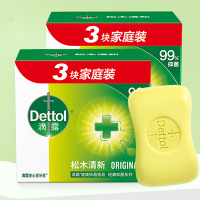 滴露(Dettol)香皂松木清新115g*6块