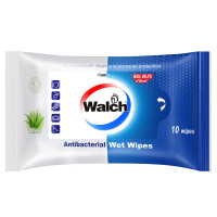 威露士(Walch)洁肤湿巾芦荟10片装*12包