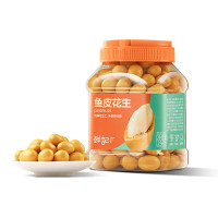 鲜记(FRESHKEE)鱼皮花生258g/罐装