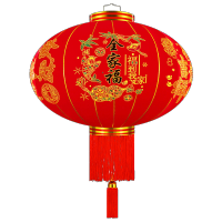 新年喜庆 电池遥控款灯笼 80# 直径约44-46cm