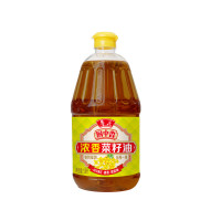 鲁花 厨中香压榨一级浓香菜籽油1.8L/瓶