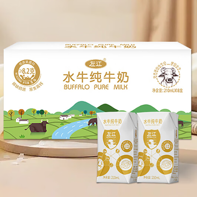 左江 水牛纯牛奶210ml*18盒/箱