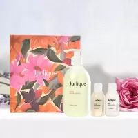 茱莉蔻(JURLIQUE)夏季礼盒3玫瑰沐浴露300ml+玫瑰沐浴露50ml+玫瑰身体乳50ml