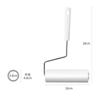 美丽雅 家用粘毛器衣服沙发窗帘可撕式滚毛除尘器多用型大号滚筒+2卷替换装HC053977