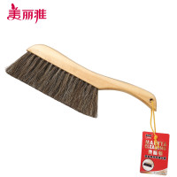 美丽雅 除尘掸 床刷猪毛实木柄家用鬃毛床刷除尘器 中号床刷1个HC015920